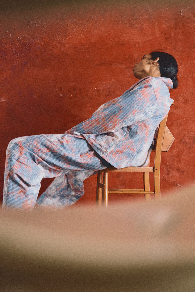 "Kasuri Sashiko DABO"
