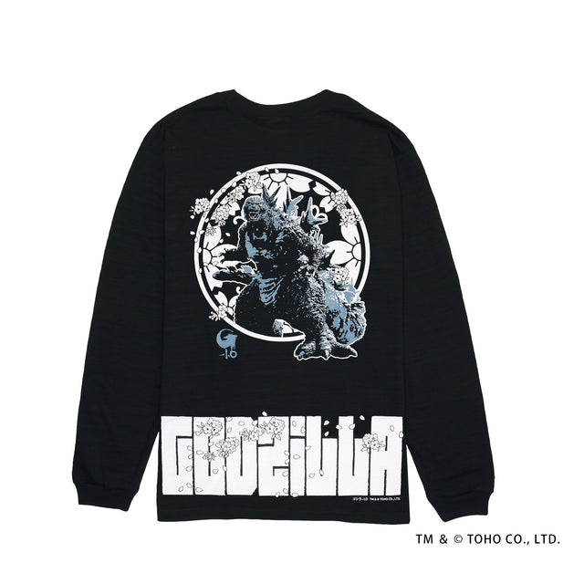 【本產品不提供海外銷售服務】Godzilla HiKESHi SPiRiT Sakura UV L/S TEE