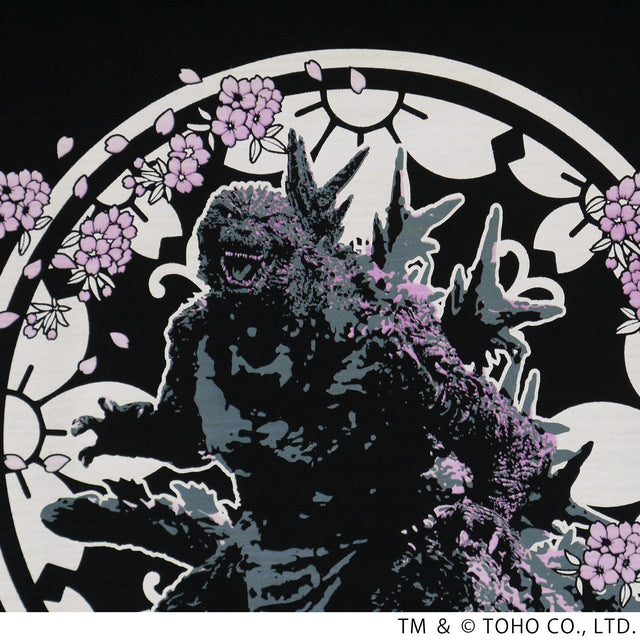 【本產品不提供海外銷售服務】Godzilla HiKESHi SPiRiT Sakura UV L/S TEE