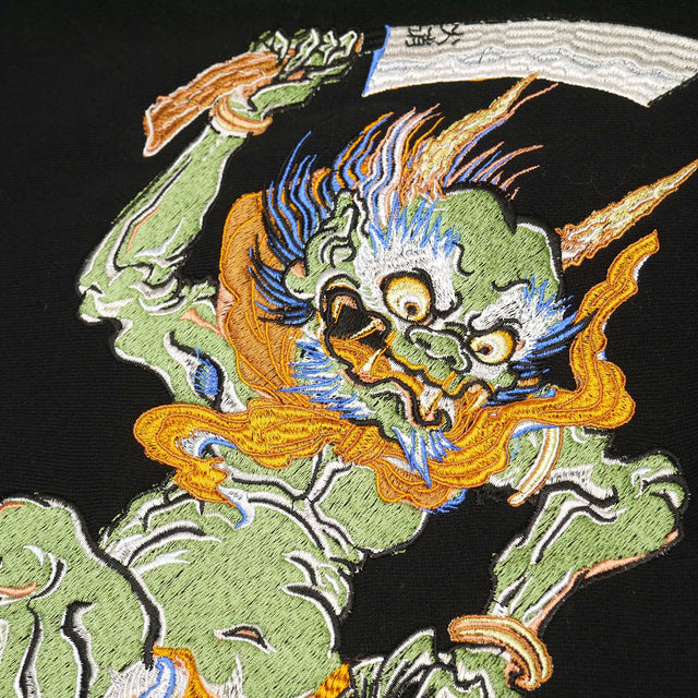 DARUMA-shôten Oni(demons) EMBROIDERY SWEATSHIRT