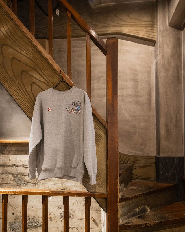 DARUMA-shôten Dragon EMBROIDERY SWEATSHIRT