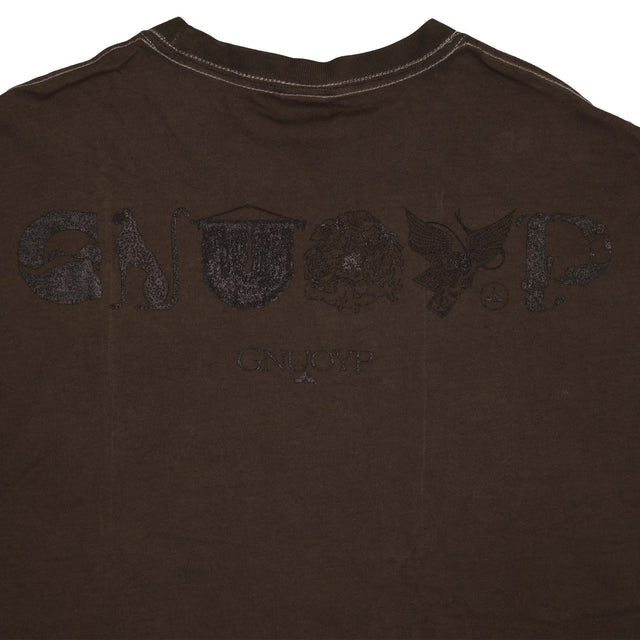 GNUOYP dark dyed L/S TEE