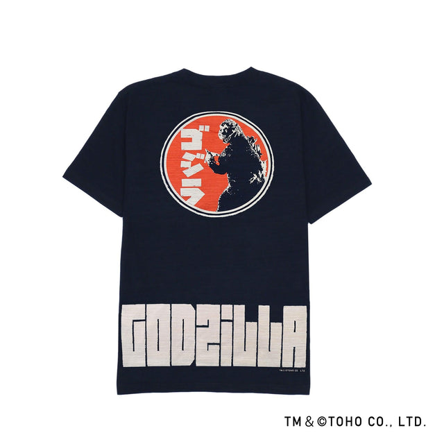 ゴジラ 火消魂抜染TEE