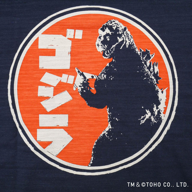 ゴジラ 火消魂抜染TEE