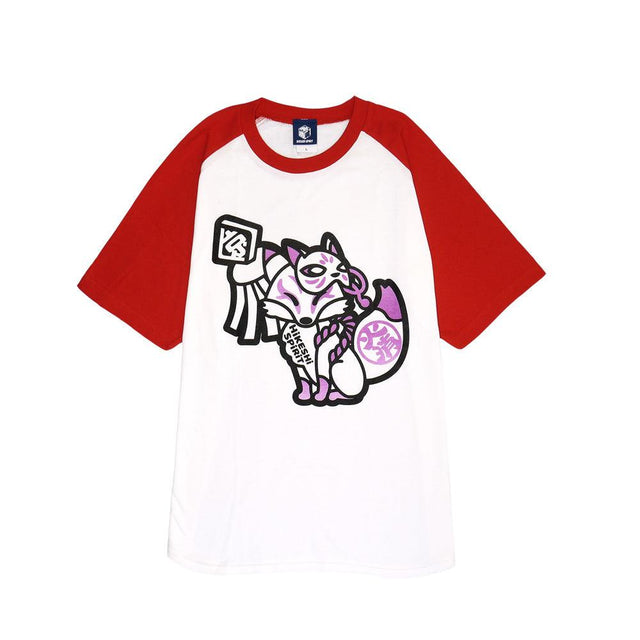 狐町 UV RAGLAN TEE