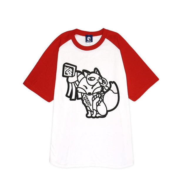狐町 UV RAGLAN TEE