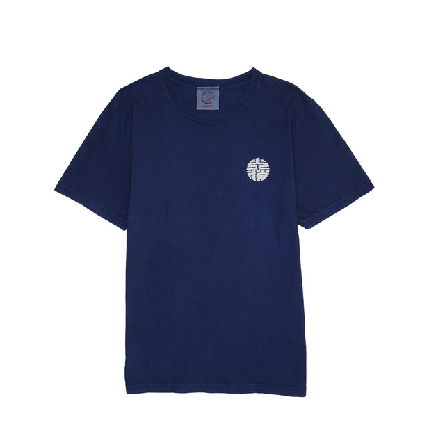 HiKESHi AIZOME TEE | 火消藍染