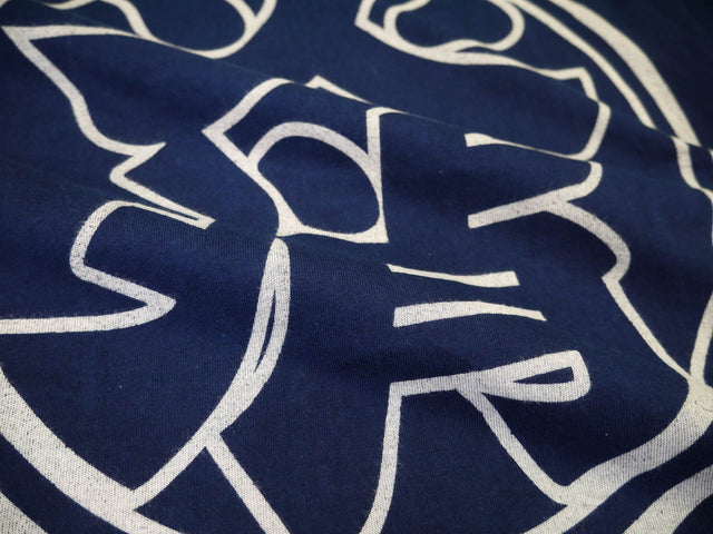 HiKESHi AIZOME TEE | 火消藍染