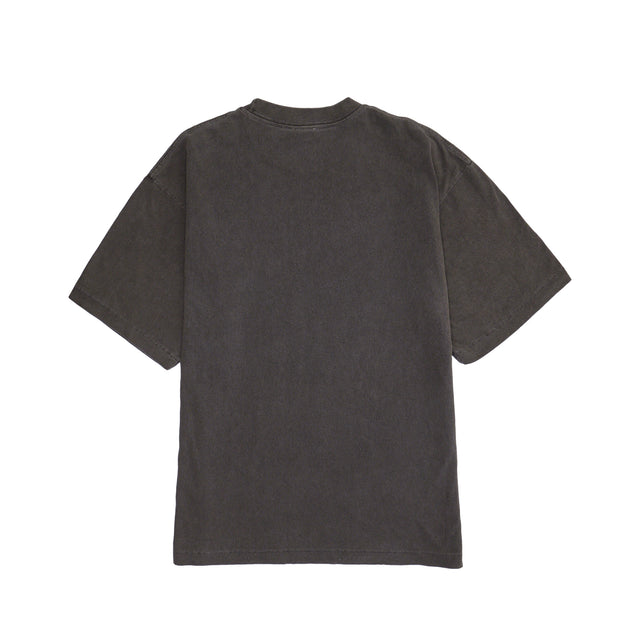 Black Cat Crest Pigment Dyed TEE
