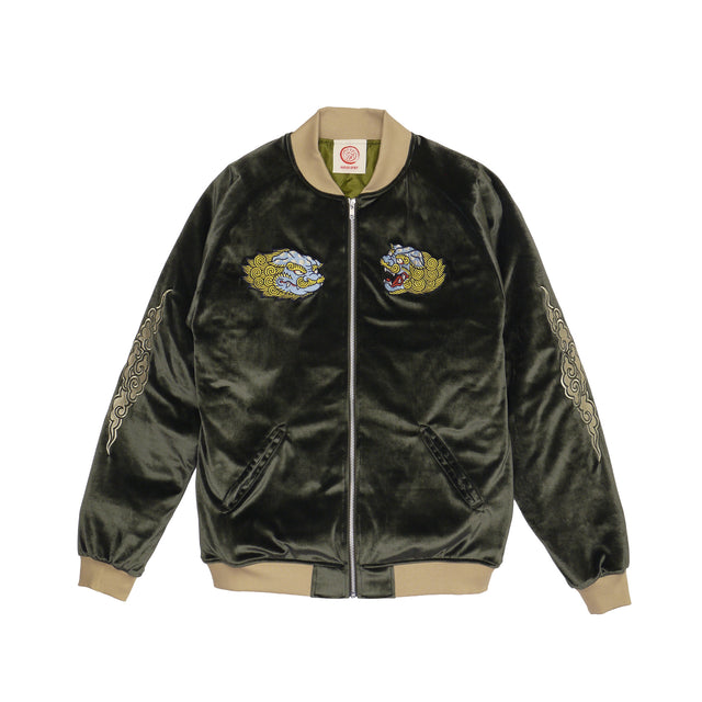 サラマンダーJAPAN MAP スカジャン