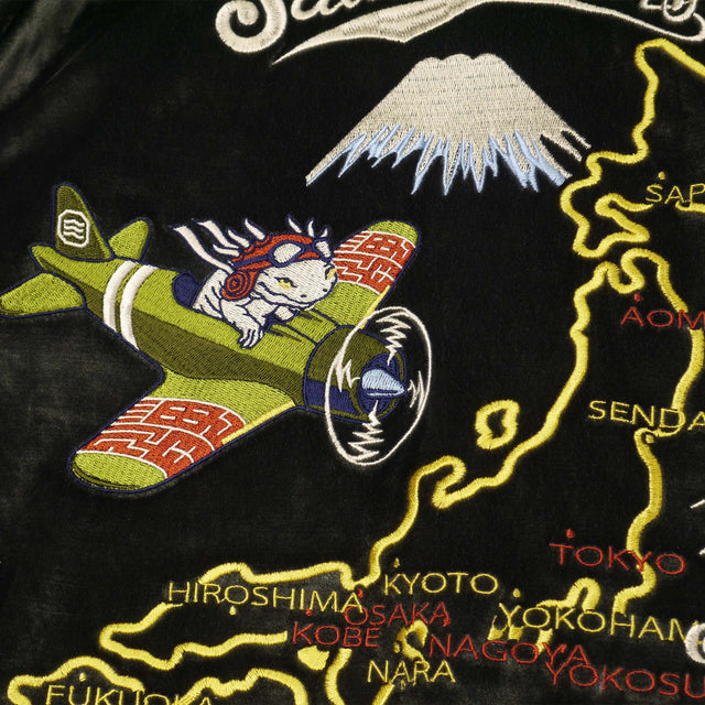 サラマンダーJAPAN MAP スカジャン