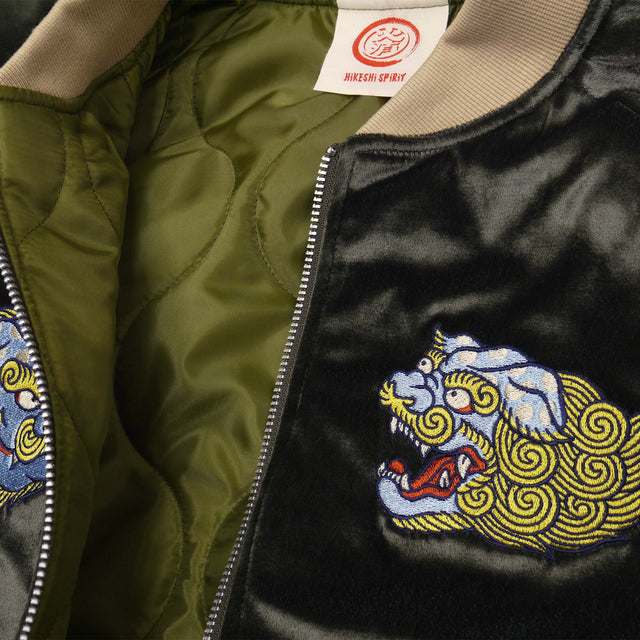 サラマンダーJAPAN MAP スカジャン