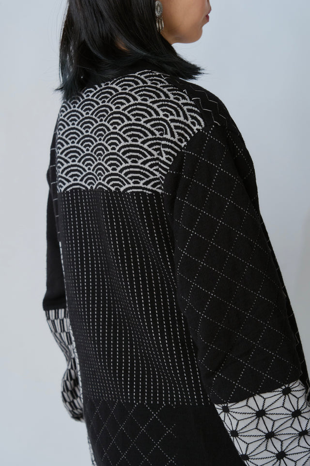 TRAD PATTERN KNIT HANTEN