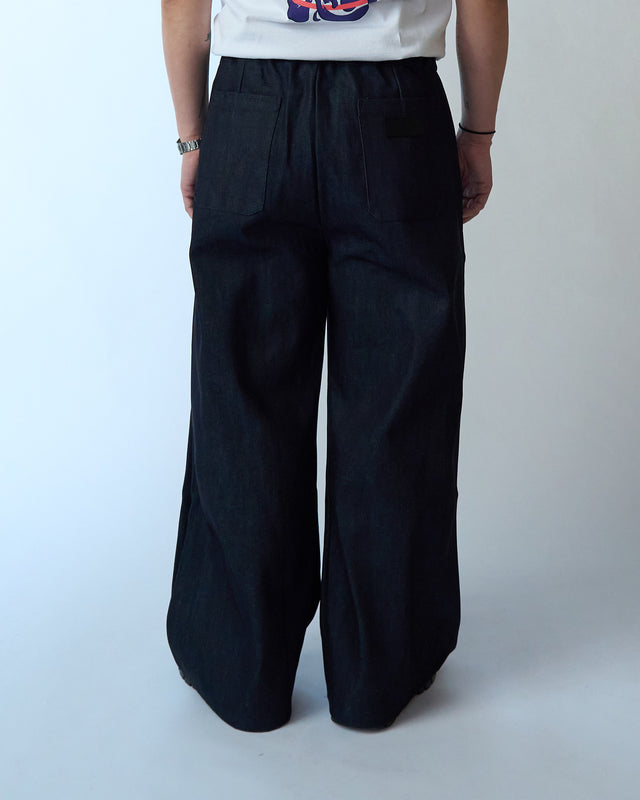 DENIM WIDE PANTS