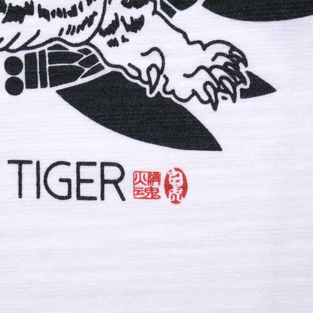 四神白虎竹節棉TEE