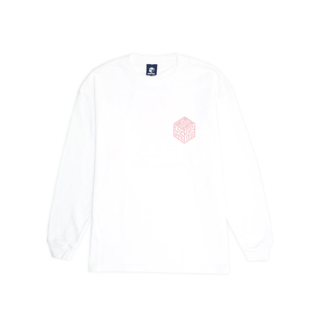 NEON WHITE CAT HEAVY LS TEE