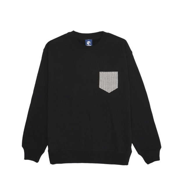 SASHIKO POCKET SWEAT SHIRT