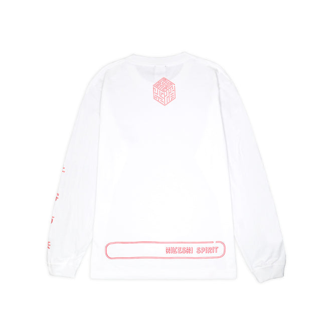 NEON White Cat L/S TEE