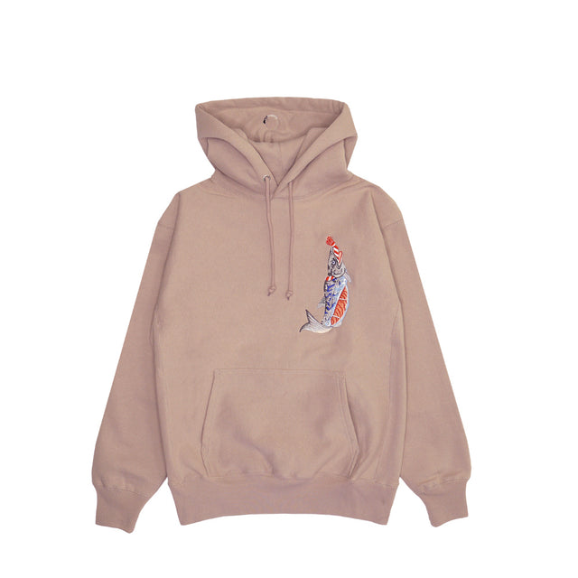 DARUMA SHŌTEN Salmon Embroidery HOODIE