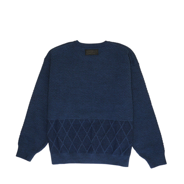 SASHIKO-LIKE KNIT PO