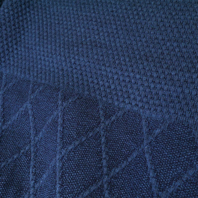 SASHIKO-LIKE KNIT PO