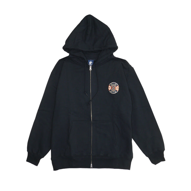[70%OFF]火消雪輪紋ZIP HOODIE