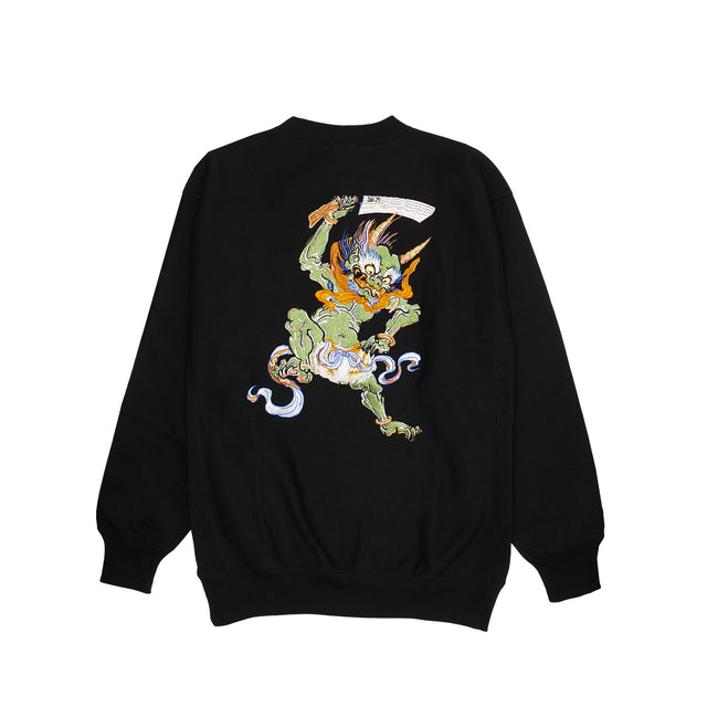 DARUMA-shôten  Oni(demons) EMBROIDERY SWEATSHIRT