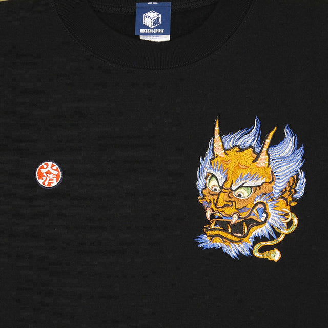 DARUMA-shôten  Oni(demons) EMBROIDERY SWEATSHIRT