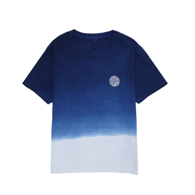 INDIGO DYED TEE (Gradation dyeing)