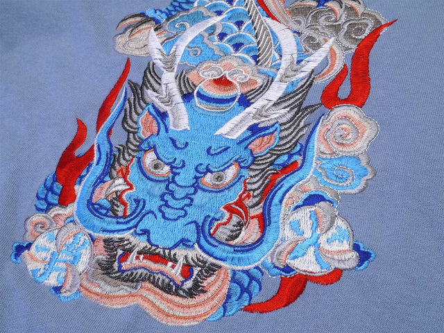 だるま商店 龍 EMBROIDERY TEE - HiKESHi SPiRiT(火消魂)