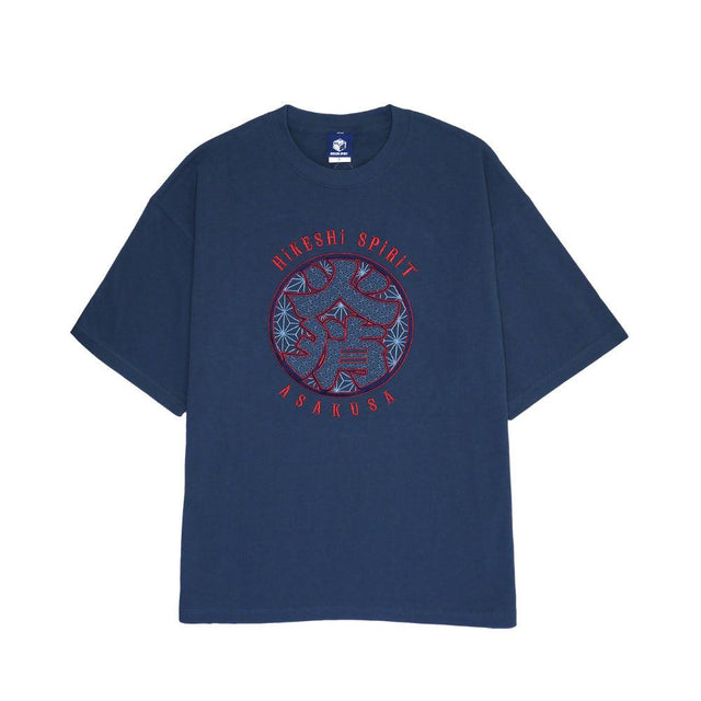 火消大紋 EMBROIDERY TEE - HiKESHi SPiRiT(火消魂)