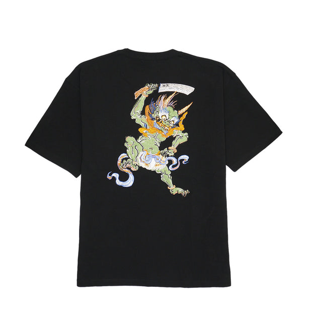 だるま商店 鬼 EMBROIDERY TEE