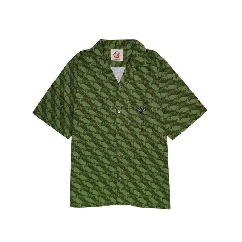Infinite frog -shaped collar shirt