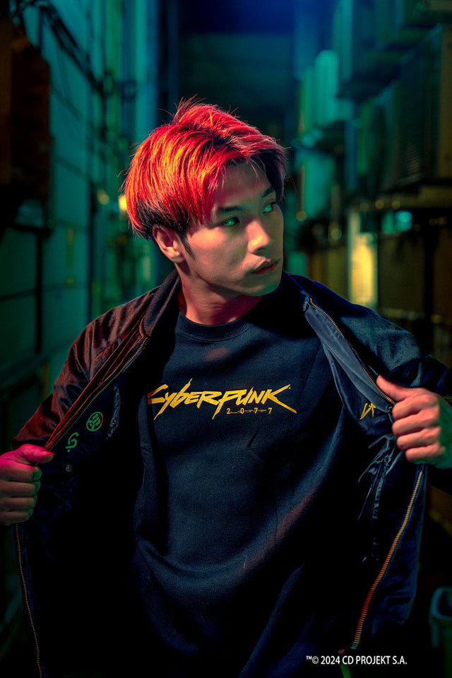 Cyberpunk 2077 x HiKESHi SPiRiT REVERSIBLE BOMBER JACKET produced by CHA2