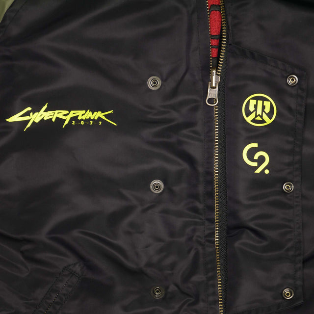 Cyberpunk 2077 x HiKESHi SPiRiT REVERSIBLE BOMBER JACKET produced by CHA2