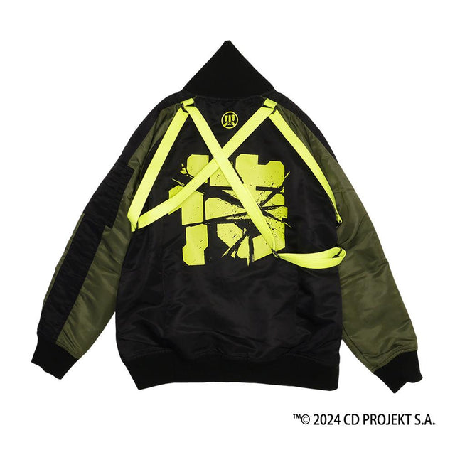 Cyberpunk 2077 x HiKESHi SPiRiT REVERSIBLE BOMBER JACKET produced by CHA2