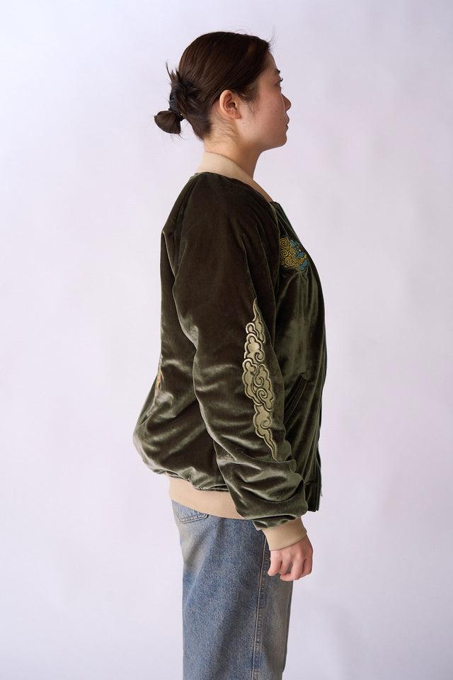 サラマンダーJAPAN MAP スカジャン