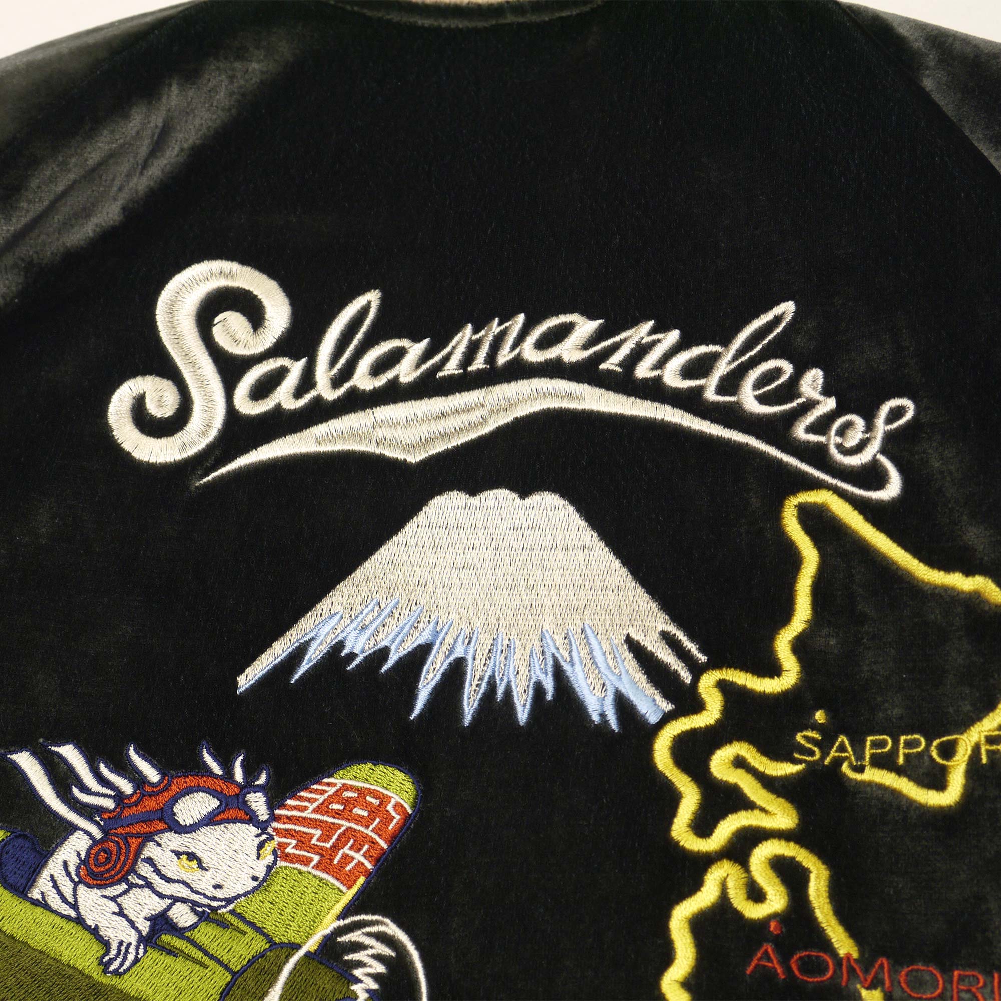 サラマンダーJAPAN MAP スカジャン – HiKESHi SPiRiT(火消魂)