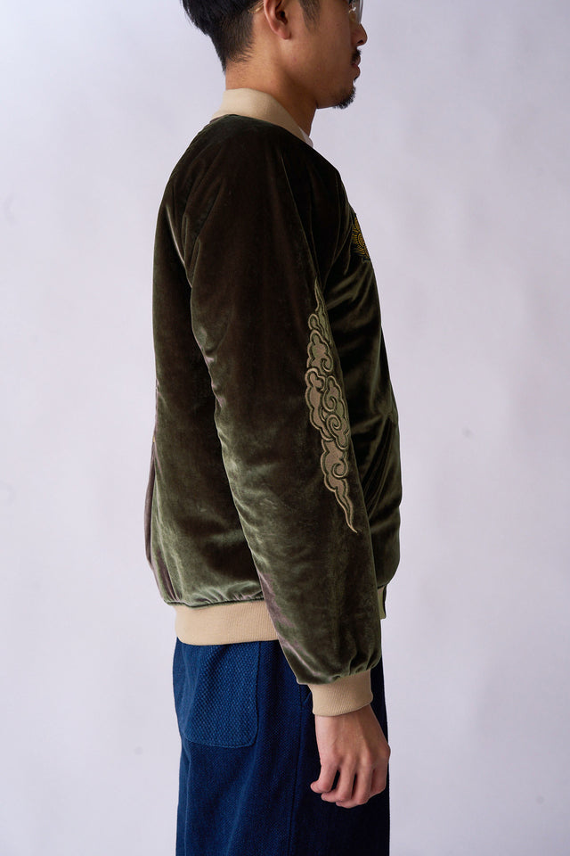 サラマンダーJAPAN MAP スカジャン