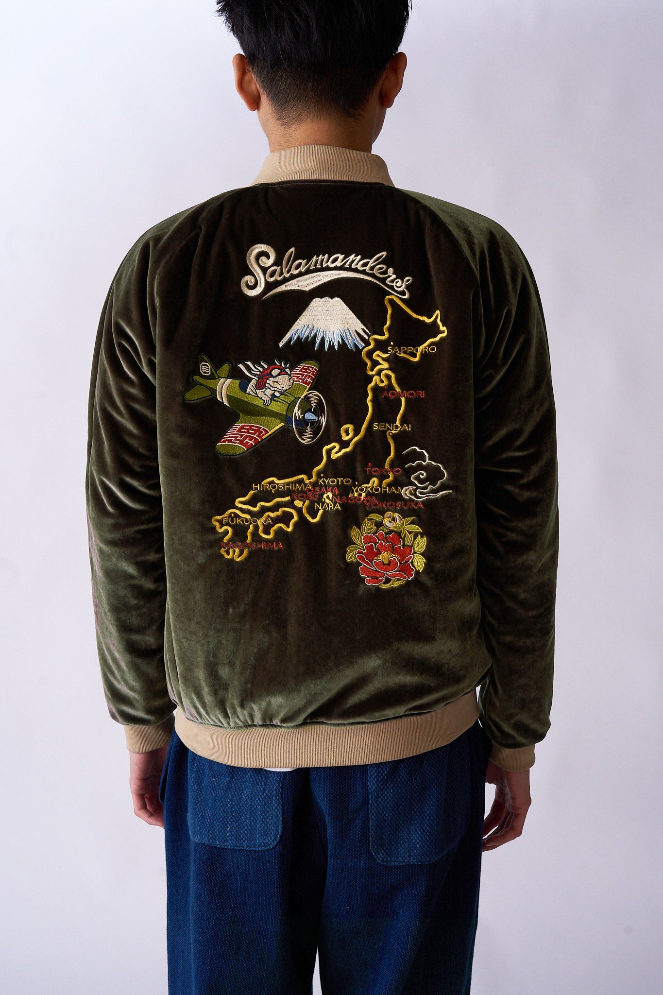 サラマンダーJAPAN MAP スカジャン – HiKESHi SPiRiT(火消魂)