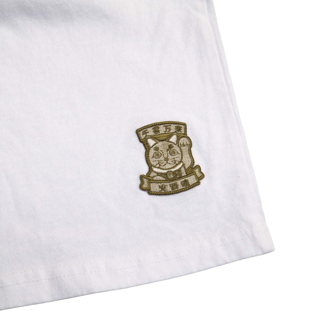[50%OFF]白猫紋PigmentDyedShorts