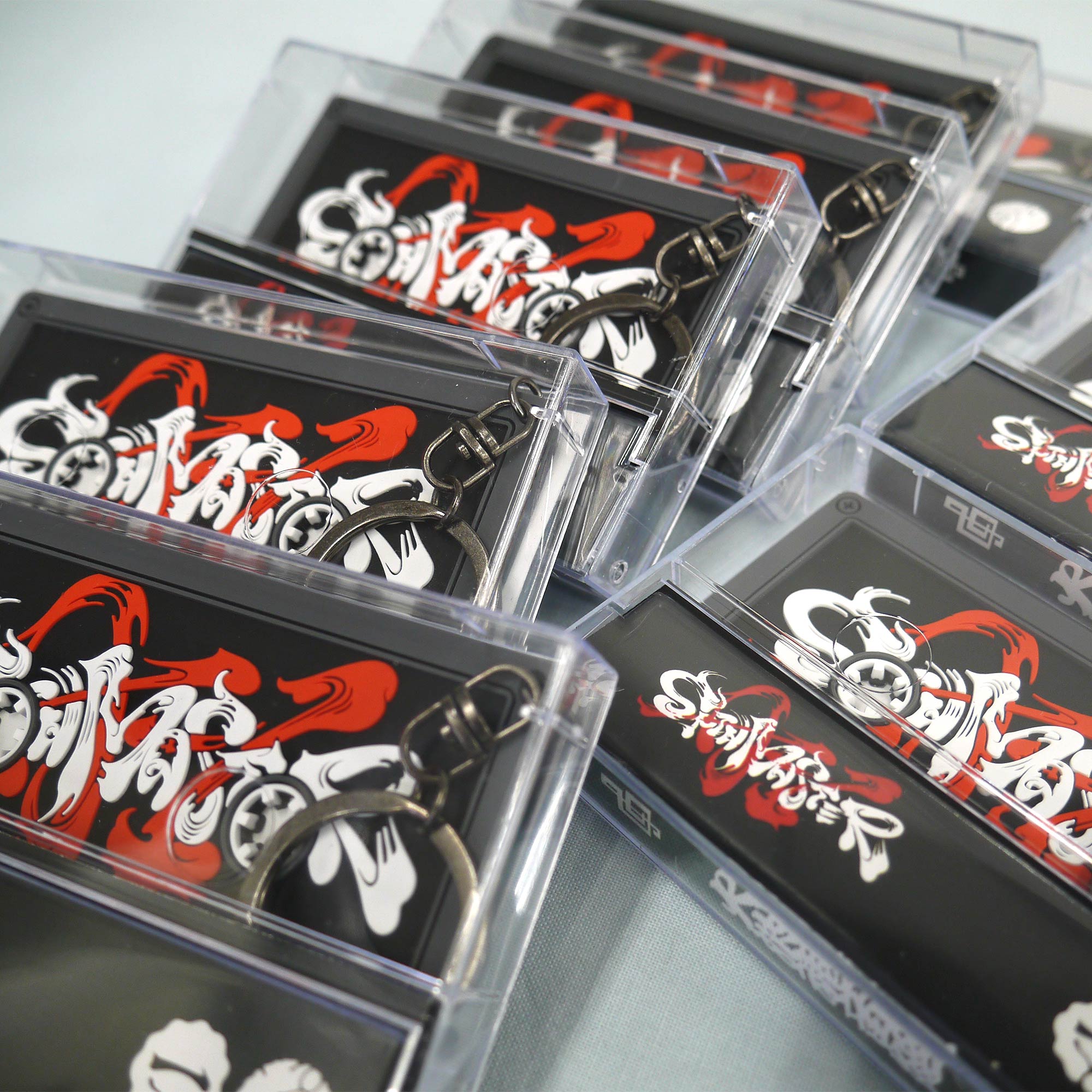 SPIN MASTER A-1 × HiKESHi SPiRiT Cassette Key Ring – HiKESHi