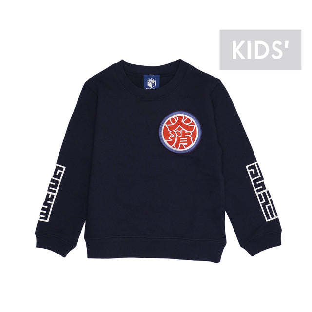 火消紋 PATCH SWEAT SHIRT［KIDS］