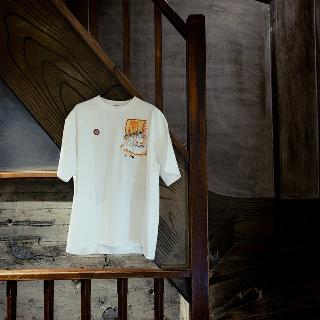 DARUMA-shôten Cats EMBROIDERY TEE