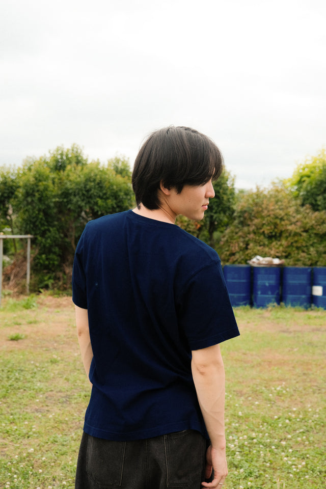 INDIGO DYED TEE (Aizome)