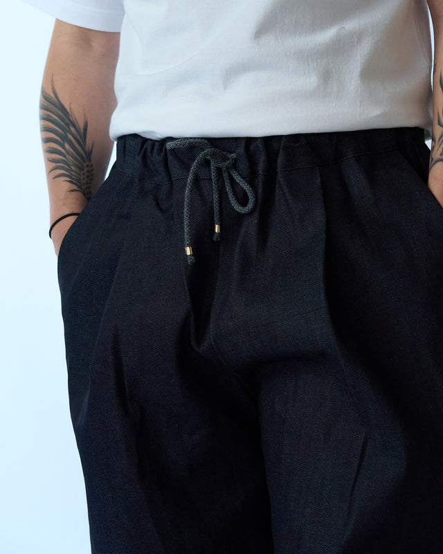 DENIM WIDE PANTS
