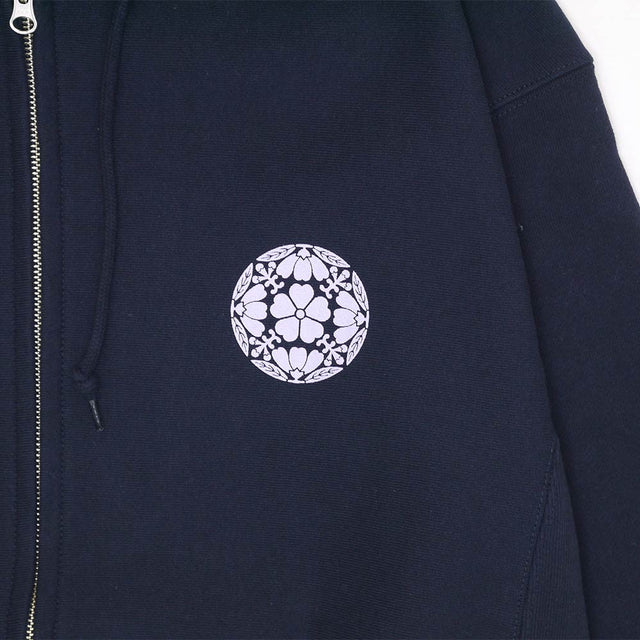 HIKESHI SAKURA ZIP HOODIE