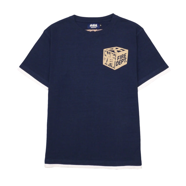  OD HIKESHI DISCHARGED SLUB TEE