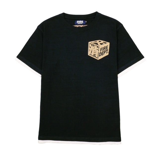  OD HIKESHI DISCHARGED SLUB TEE