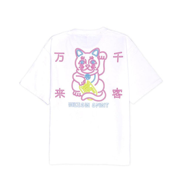 NEON 白猫 POCKET TEE - HiKESHi SPiRiT(火消魂)